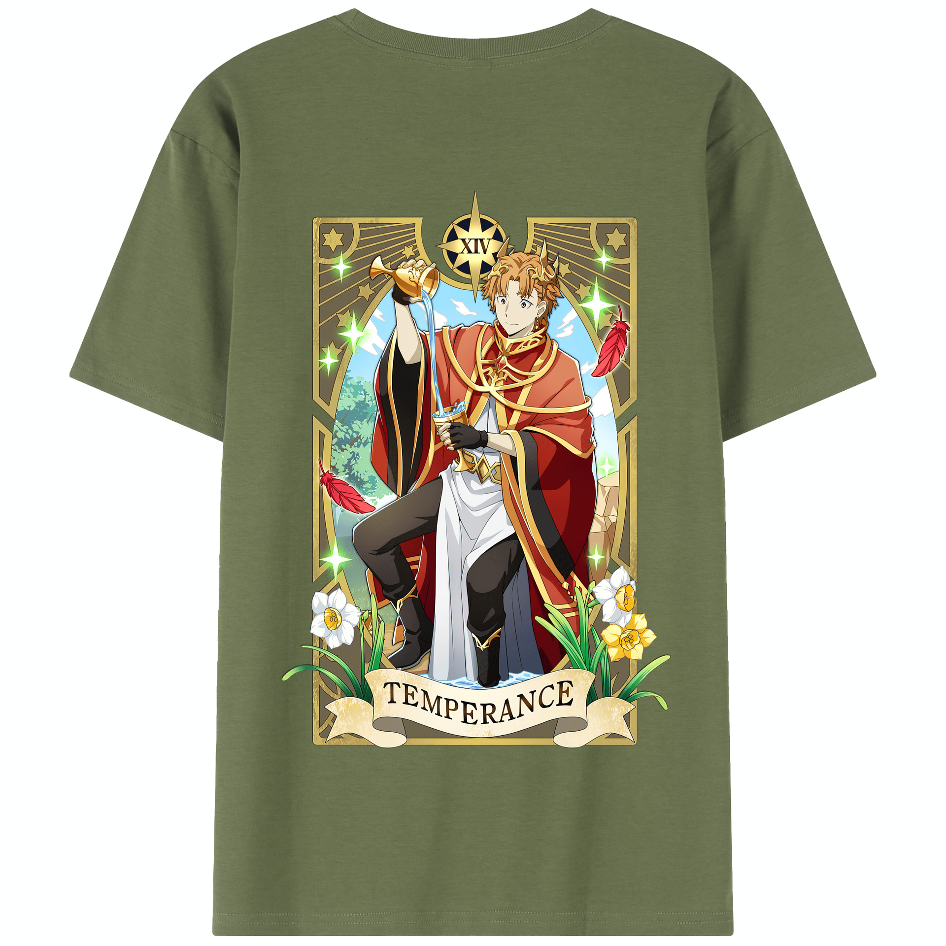 （画像用） 文豪ストレイドッグス Bungo Stray Dogs 綿100％半袖Tシャツ（背面プリント）
